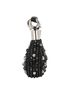 Chloé Embellished Handheld Bag, £180, Handbags, Black, Satin, Side view